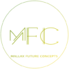 Logo di Mallax Future Concepts, un design moderno e innovativo che rappresenta il futuro della tecnologia.